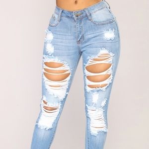 Fashion Nova Jeans - Give Good Love Skinny Jeans
